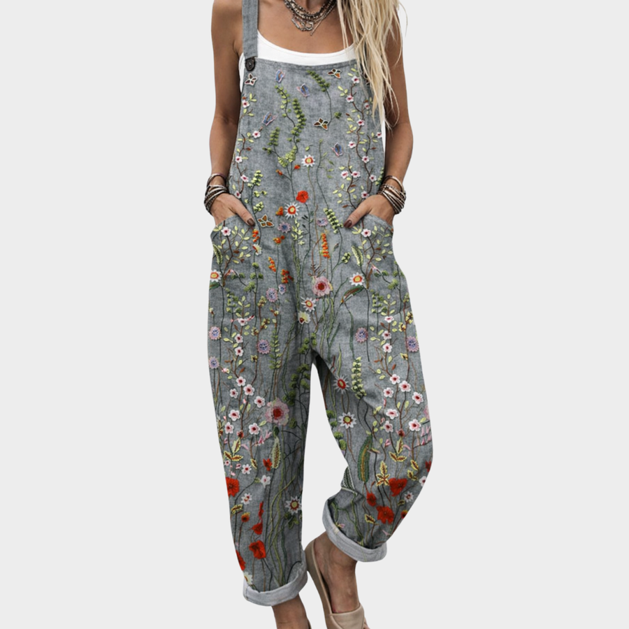 Carla™ | Relaxed Dungaree Jumpsuit