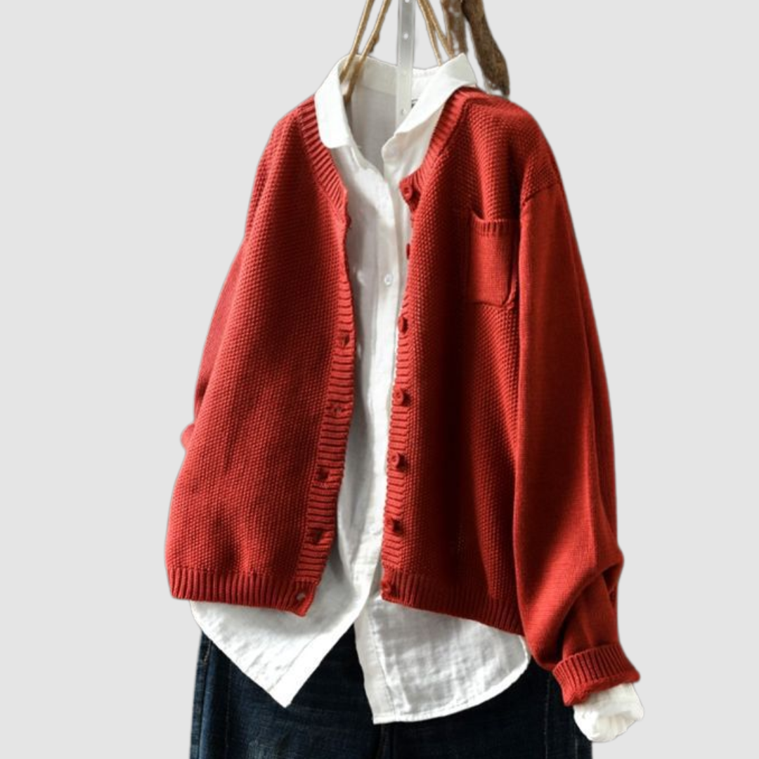 Isolde | Relaxed Button-Front Cardigan