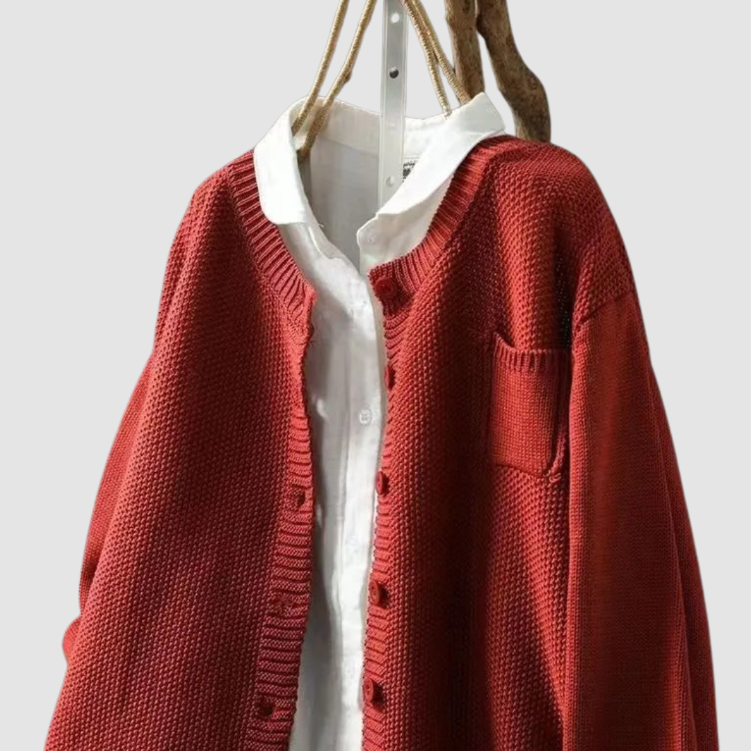 Isolde | Relaxed Button-Front Cardigan