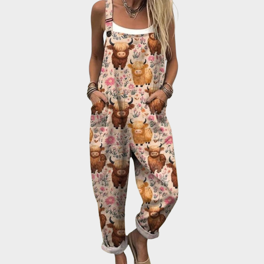 Vicki™ | Relaxed Dungaree Jumpsuit