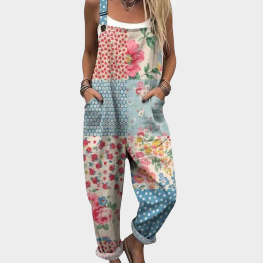 Zelma™ | Relaxed Dungaree Jumpsuit