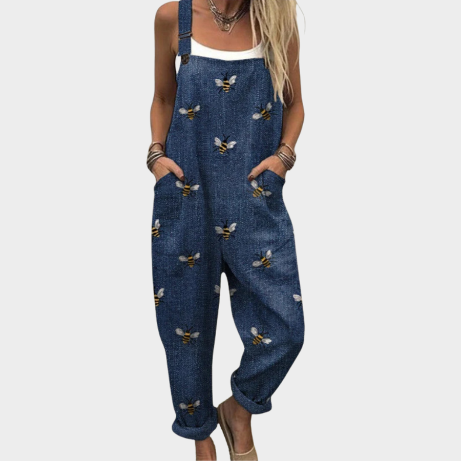 Audra™ | Relaxed Dungaree Jumpsuit