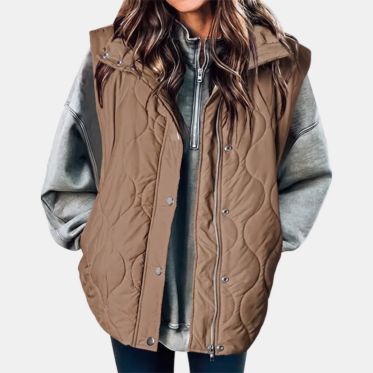 Women's Quilted Puffer Sleeveless Coat