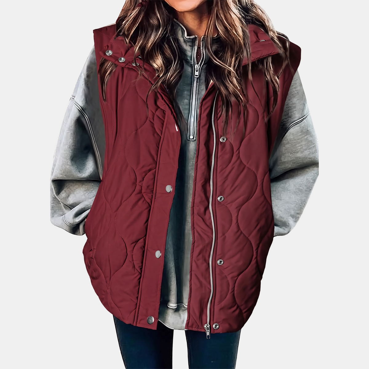 Women's Quilted Puffer Sleeveless Coat