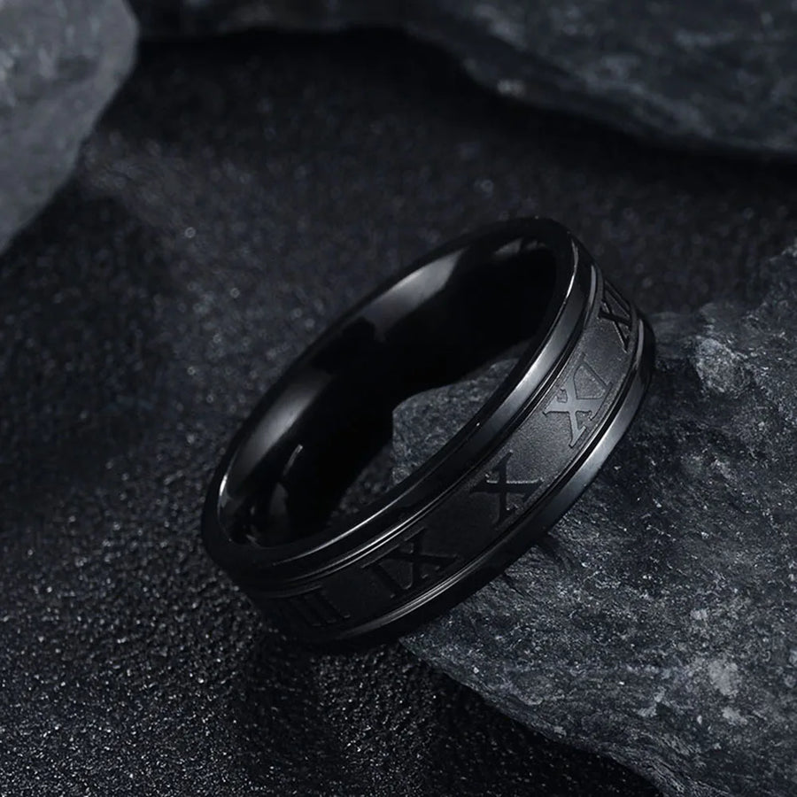 NOELLE™ – Modern Roman Numeral Ring
