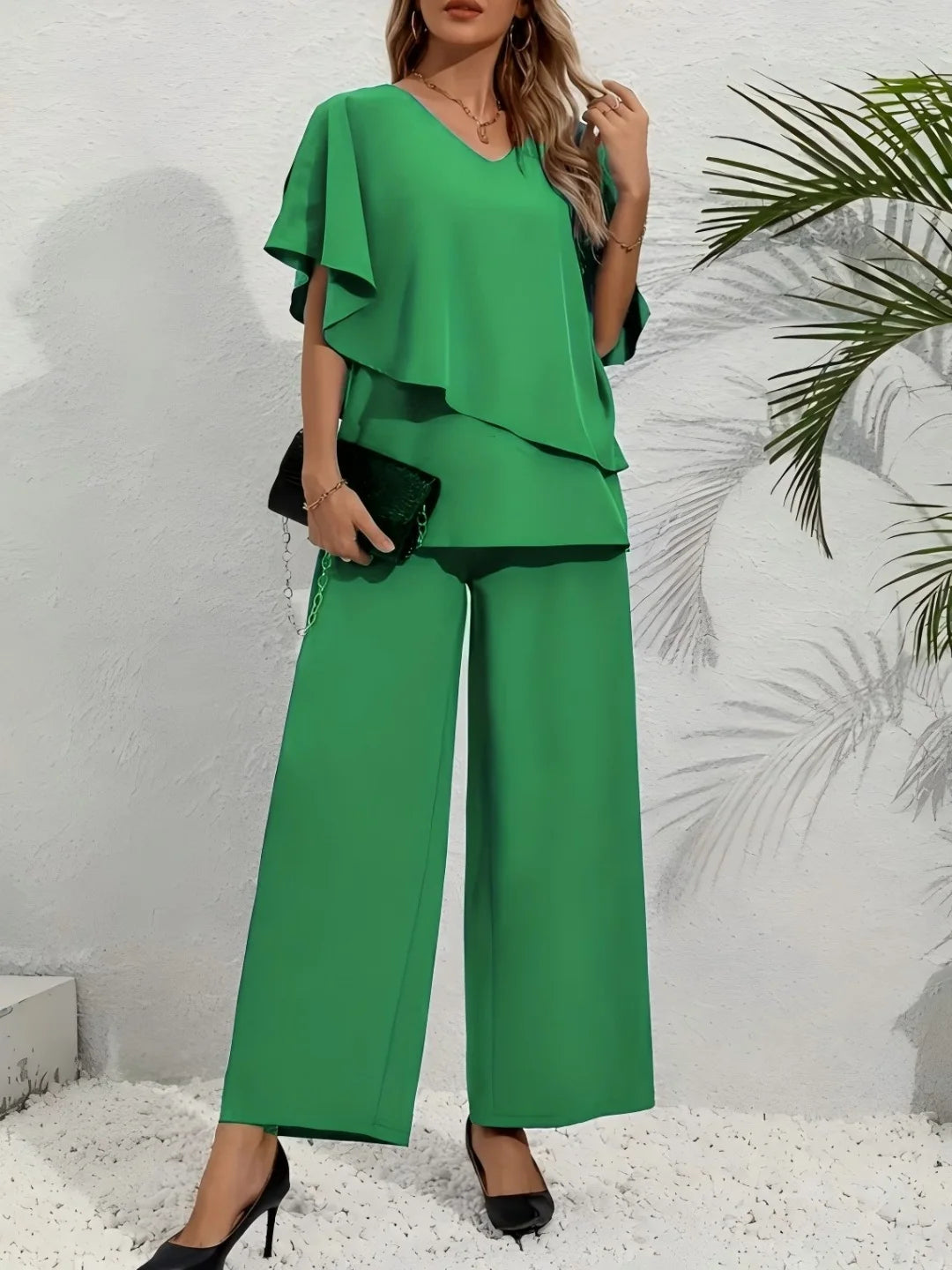 Carolyn™ | Elegant Layered Two Piece Set