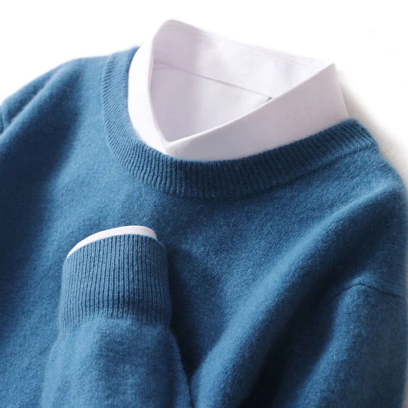 Lucy | Merino Wool Crew Neck Sweater
