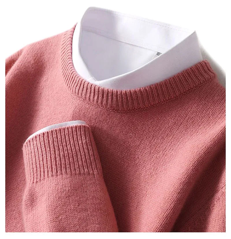 Lucy | Merino Wool Crew Neck Sweater