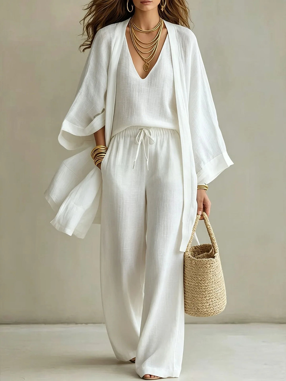 Diane™ | Relaxed Flowing Three Piece Set
