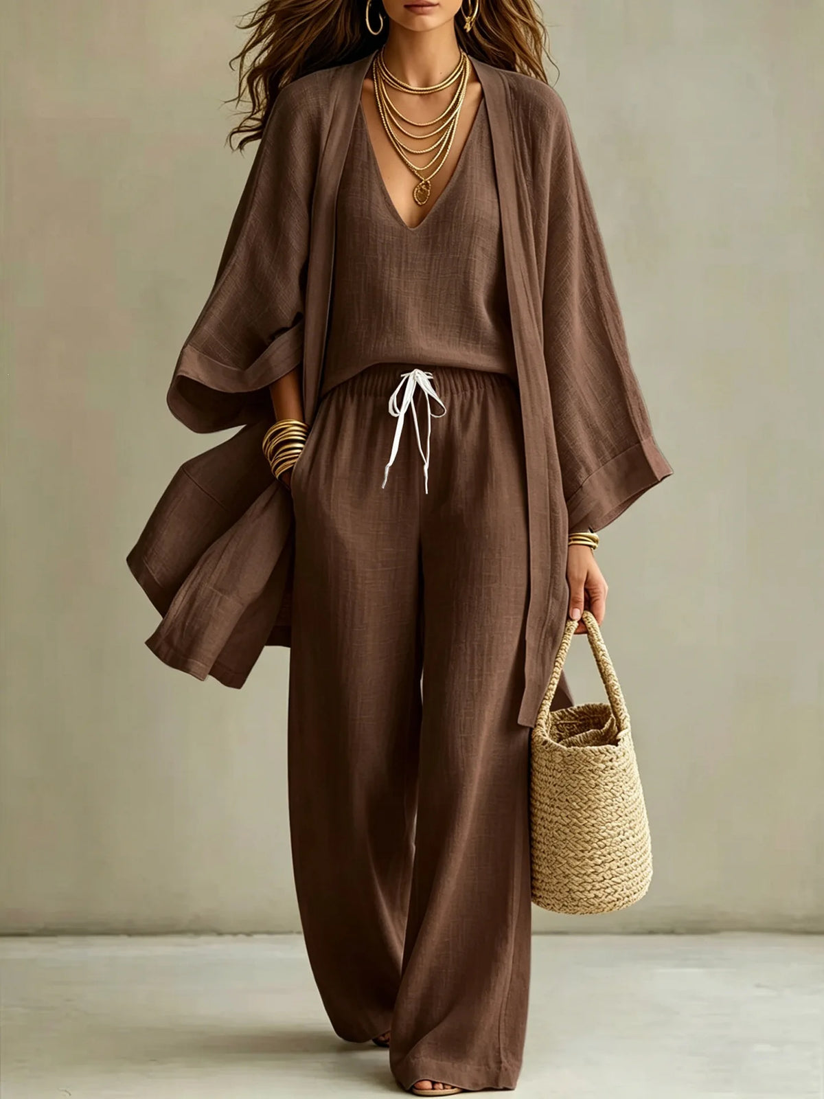 Diane™ | Relaxed Flowing Three Piece Set