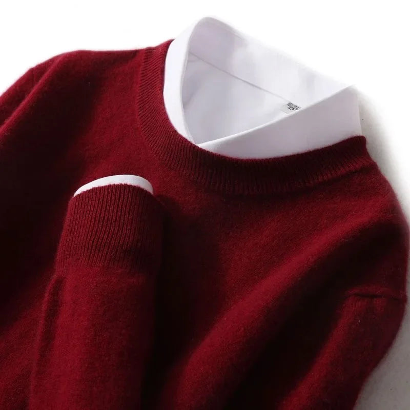 Lucy | Merino Wool Crew Neck Sweater