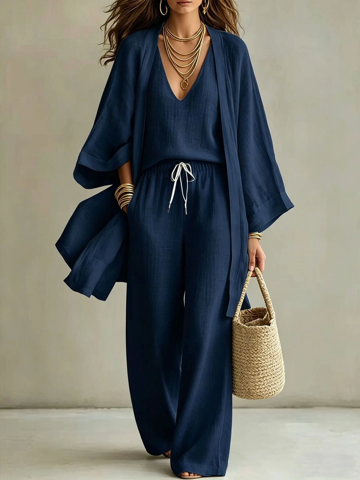 Diane™ | Relaxed Flowing Three Piece Set