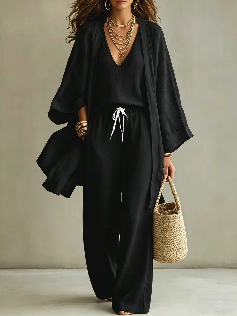 Diane™ | Relaxed Flowing Three Piece Set