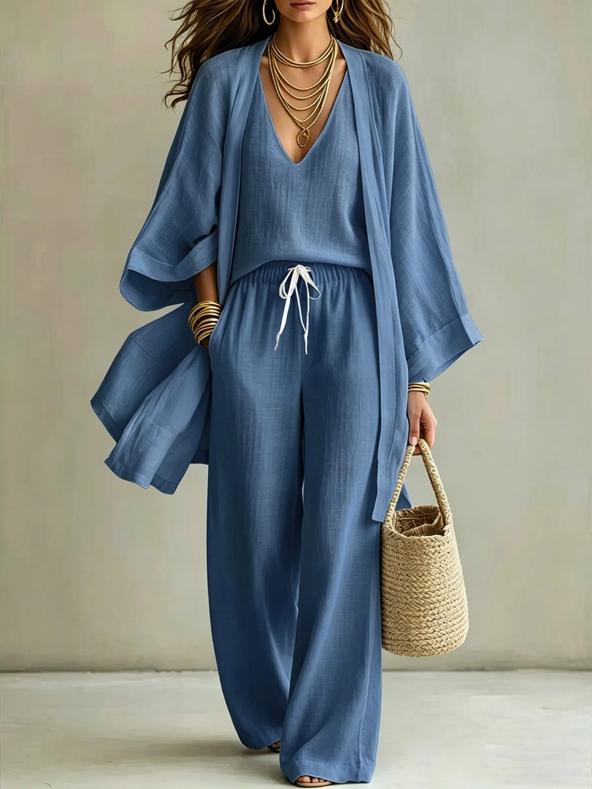 Diane™ | Relaxed Flowing Three Piece Set