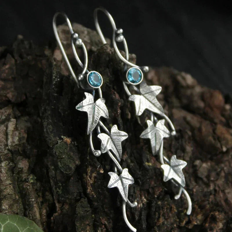 Antique Leaf Elf Earrings