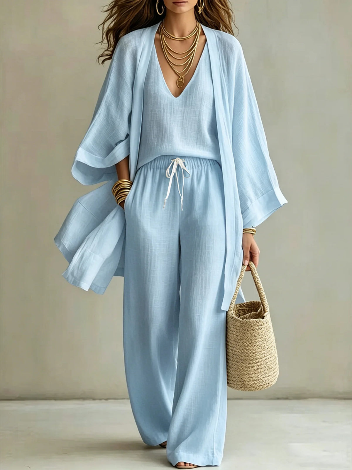 Diane™ | Relaxed Flowing Three Piece Set
