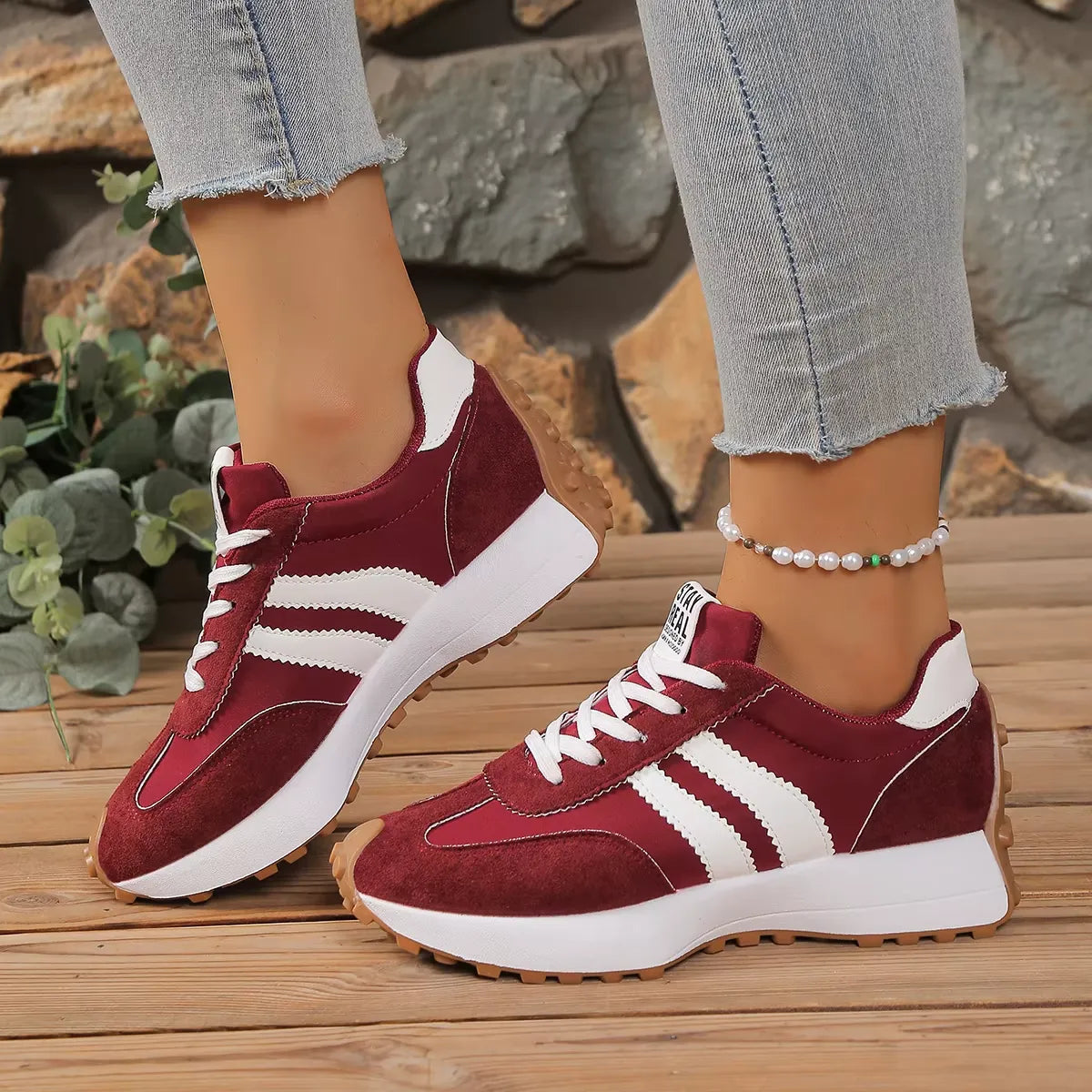 Lunier | Trendy comfort sneakers with stable sole