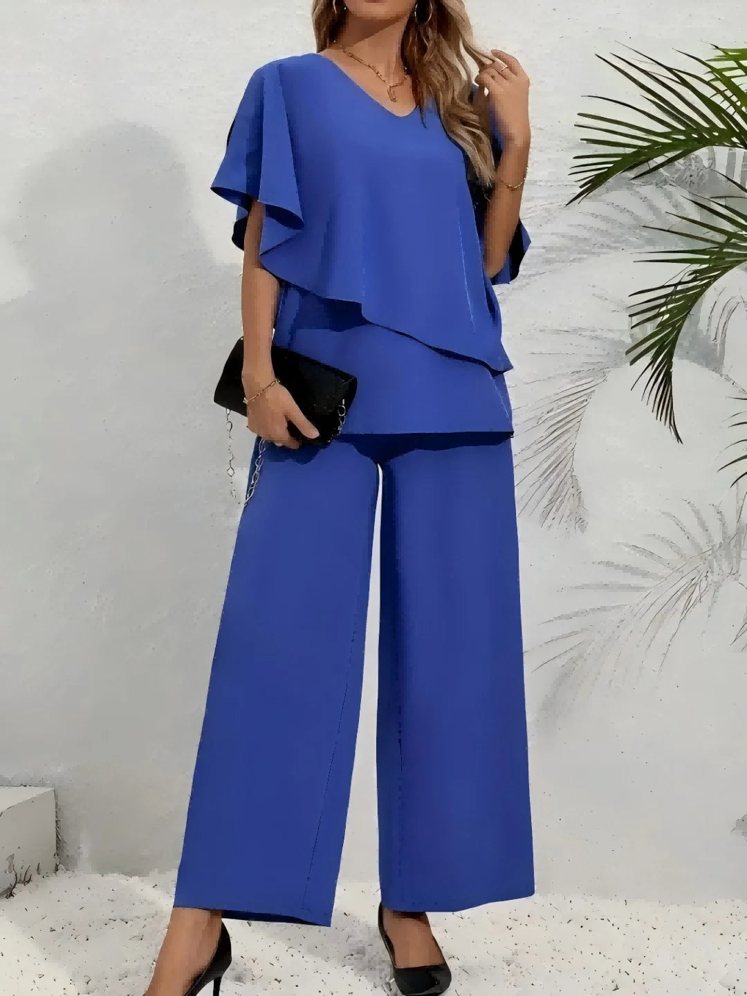 Carolyn™ | Elegant Layered Two Piece Set