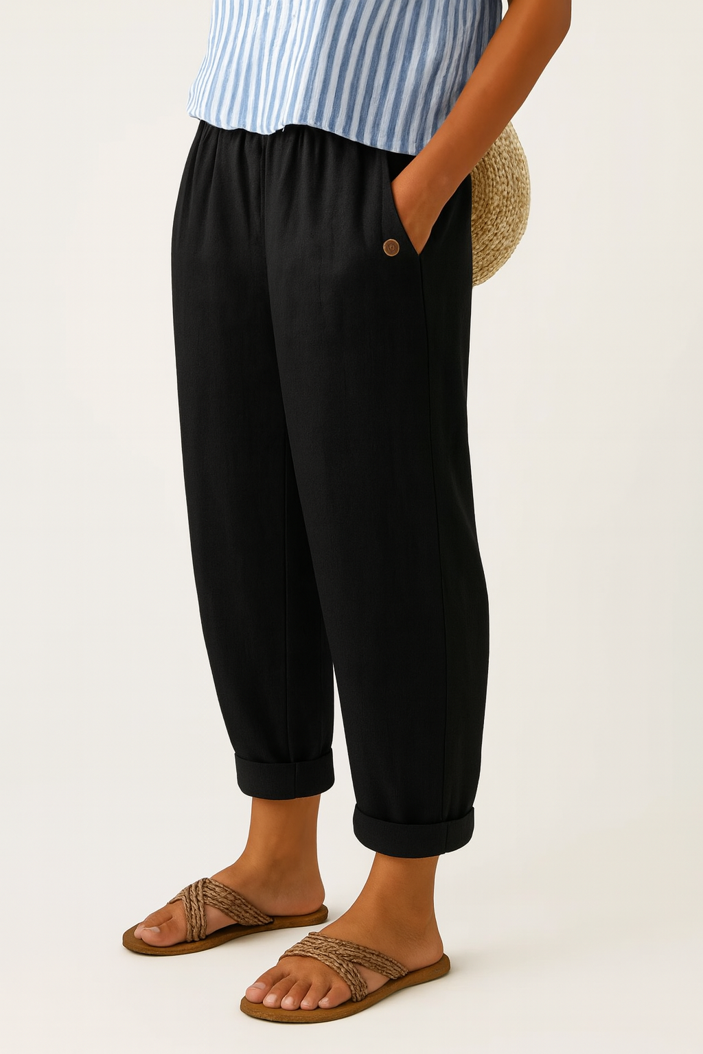 Sophia | Linen Blend Trousers