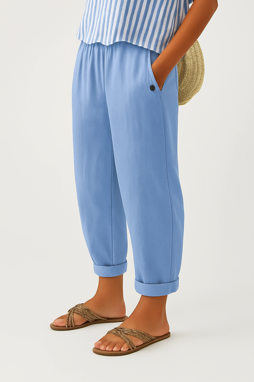 Sophia | Linen Blend Trousers