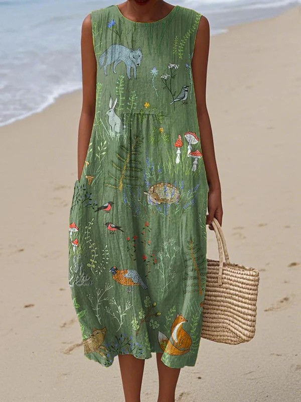 Arabella | Artistic Printed Dress