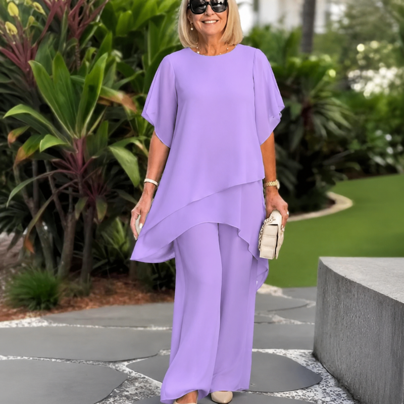 Beverly™ - Elegant Asymmetrical Two Piece Set