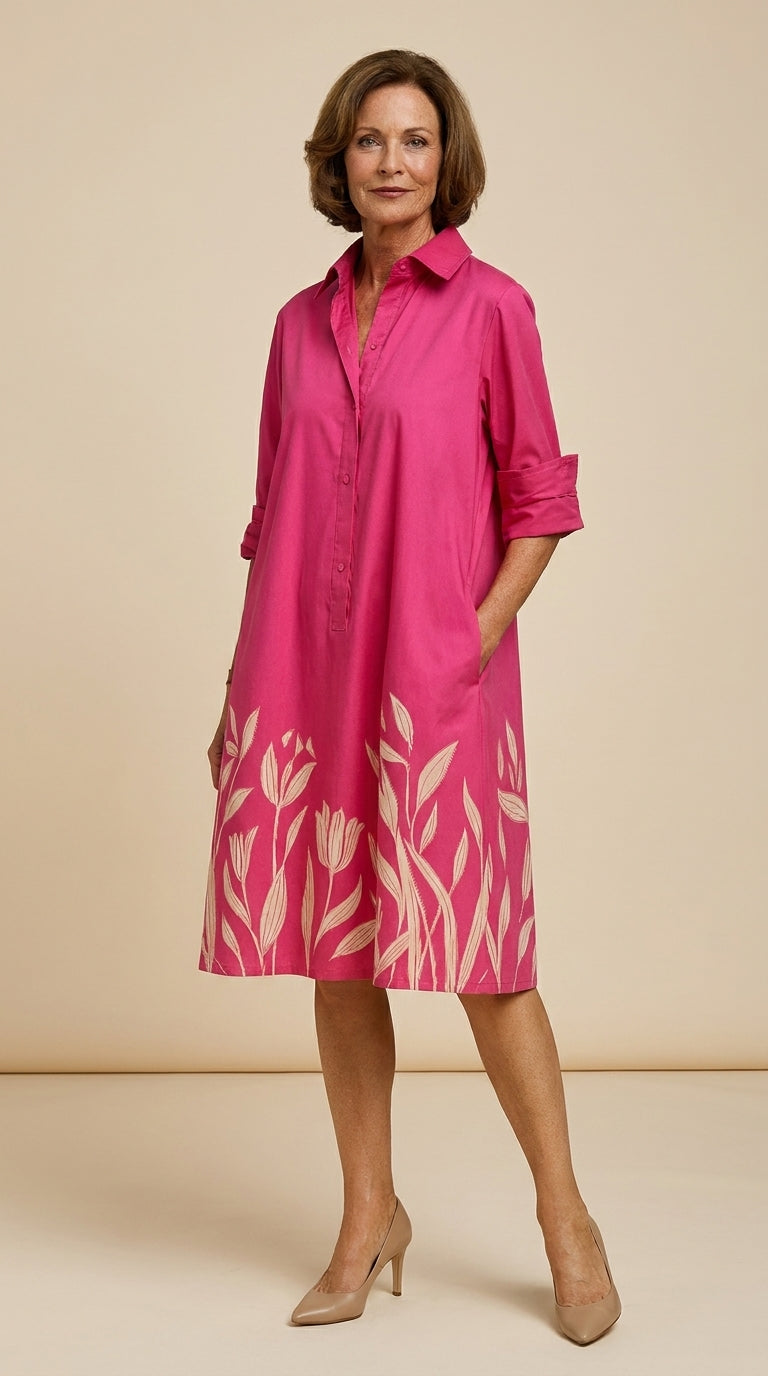 Renee™ | Relaxed Flowy Midi Dress