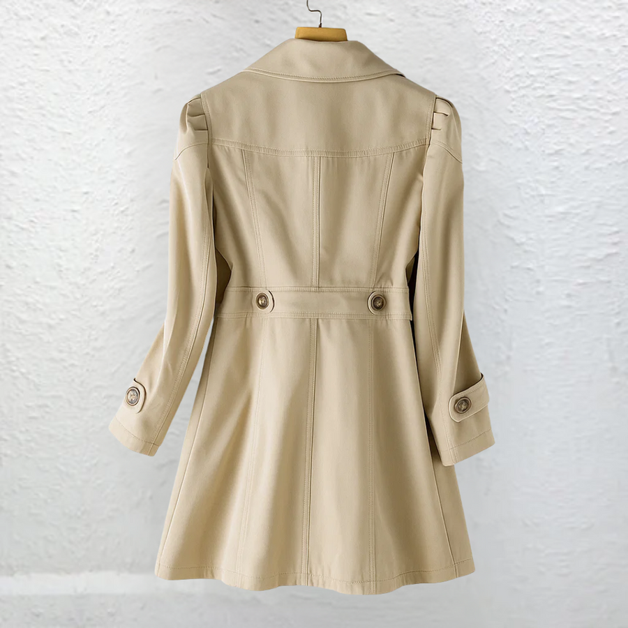 Cassia | Refined Mid-Length Trench Coat