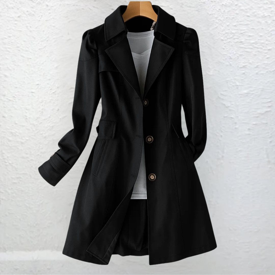 Cassia | Refined Mid-Length Trench Coat