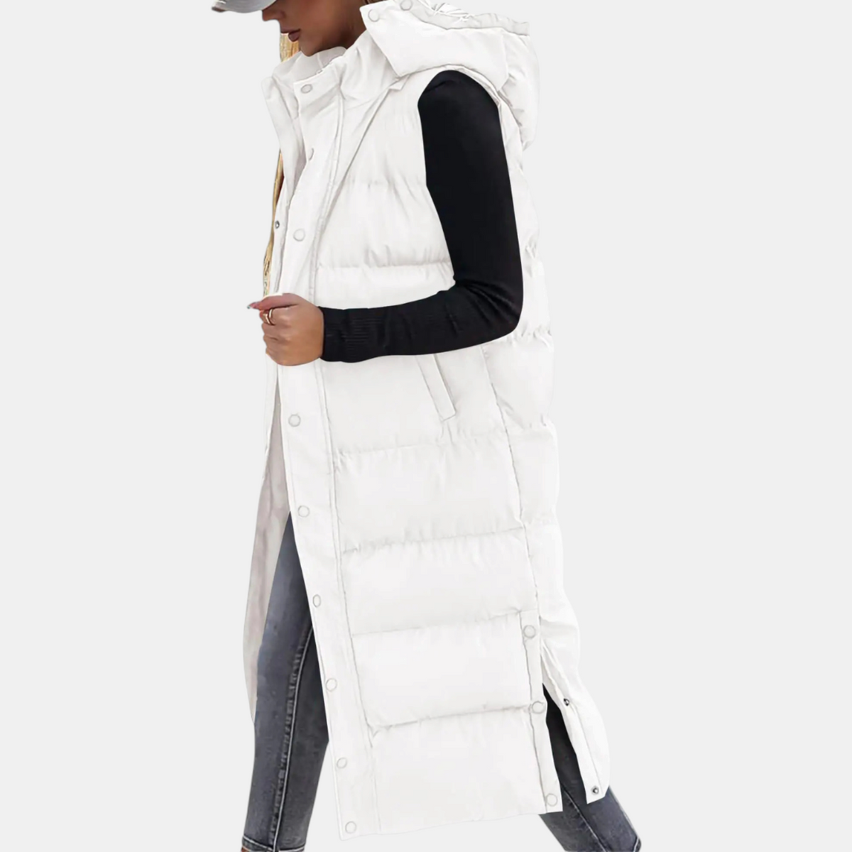 Lynette™ | Quilted Hooded Winter Vest