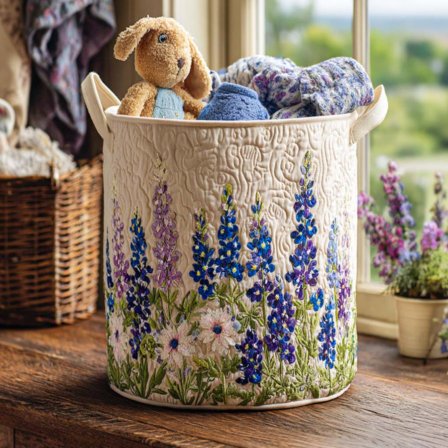 Margherita | Hand-Quilted Laundry Basket