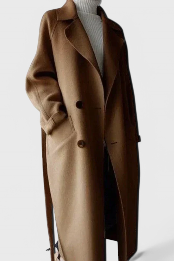 Cecily | Belted Longline Coat
