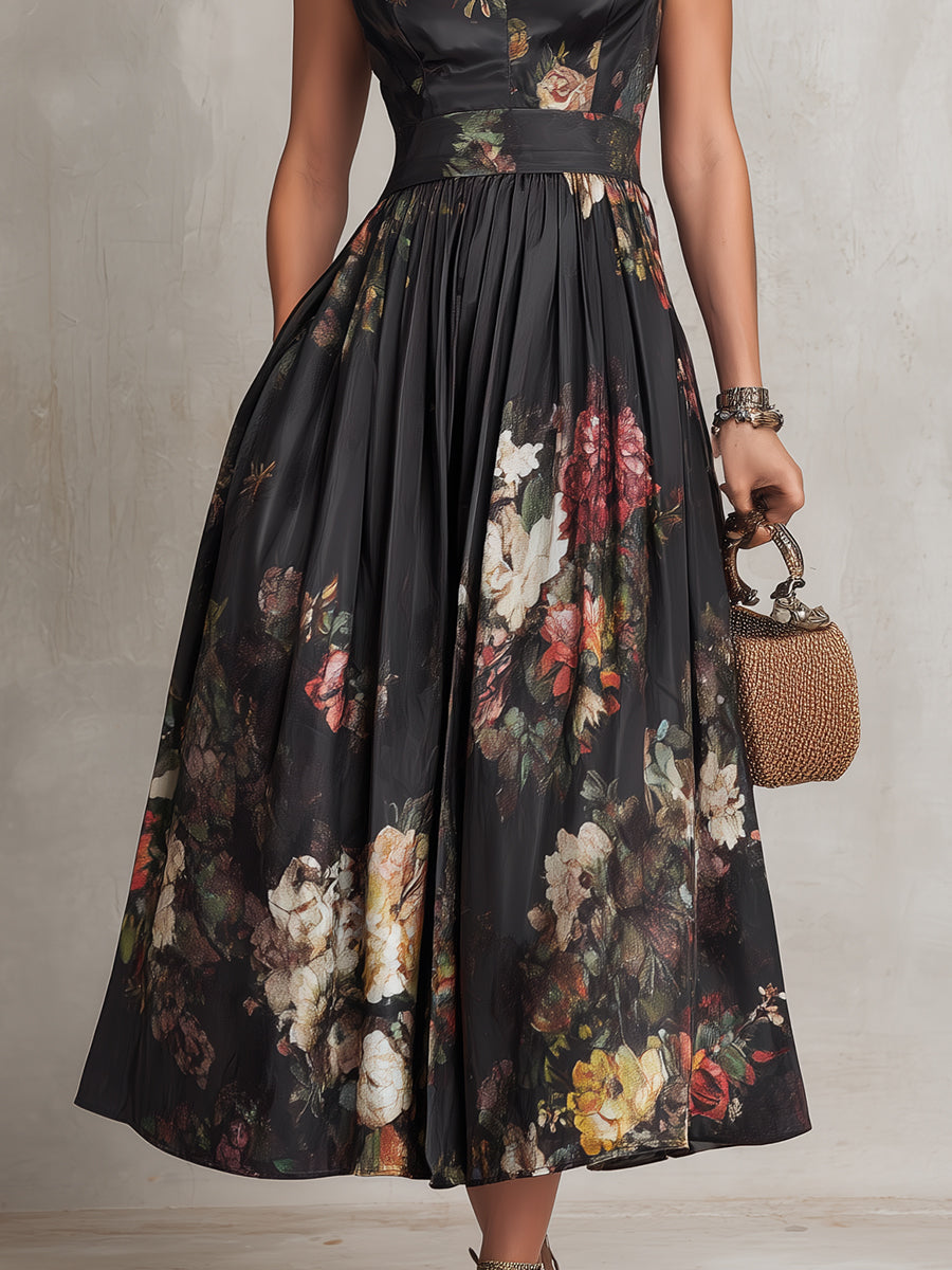 Halima - Keyhole Slim-Fit Maxi Dress