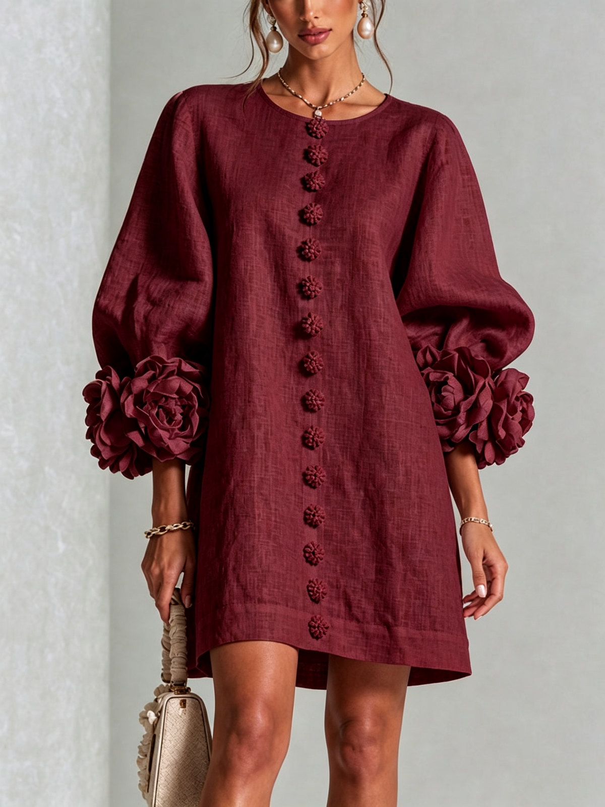 Mallory | Button-Down Mini Dress