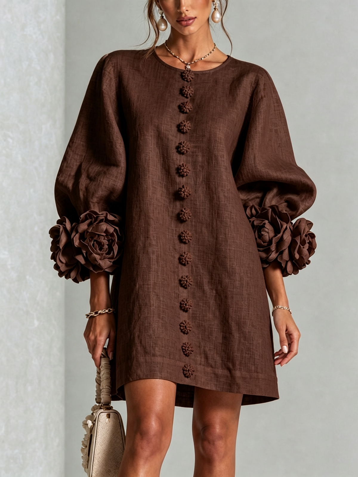 Mallory | Button-Down Mini Dress