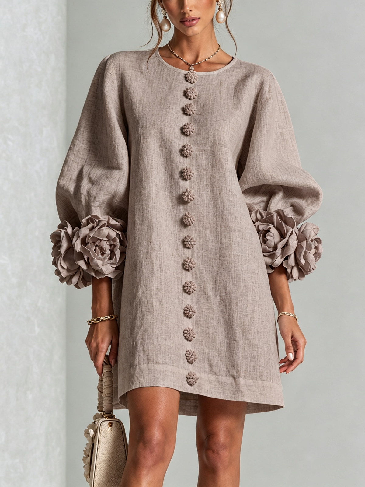 Mallory | Button-Down Mini Dress