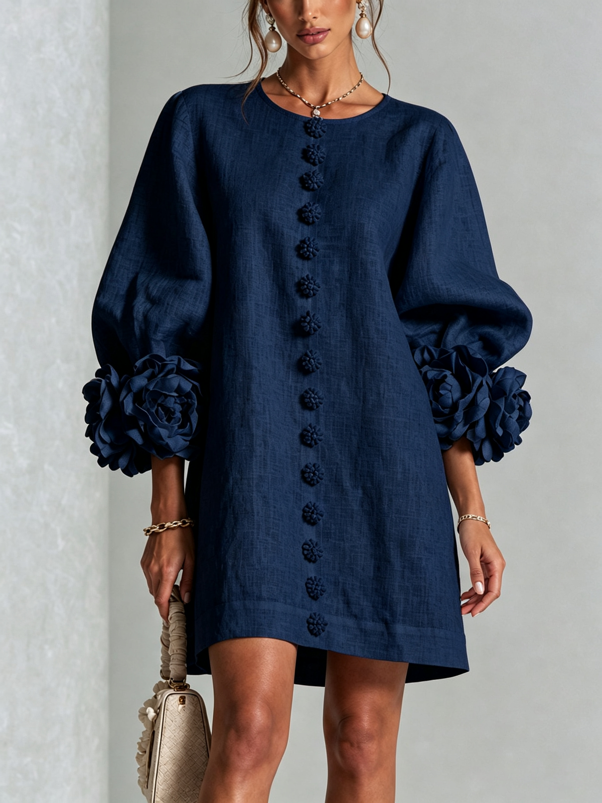 Chelsea™ | Button-Down Mini Dress