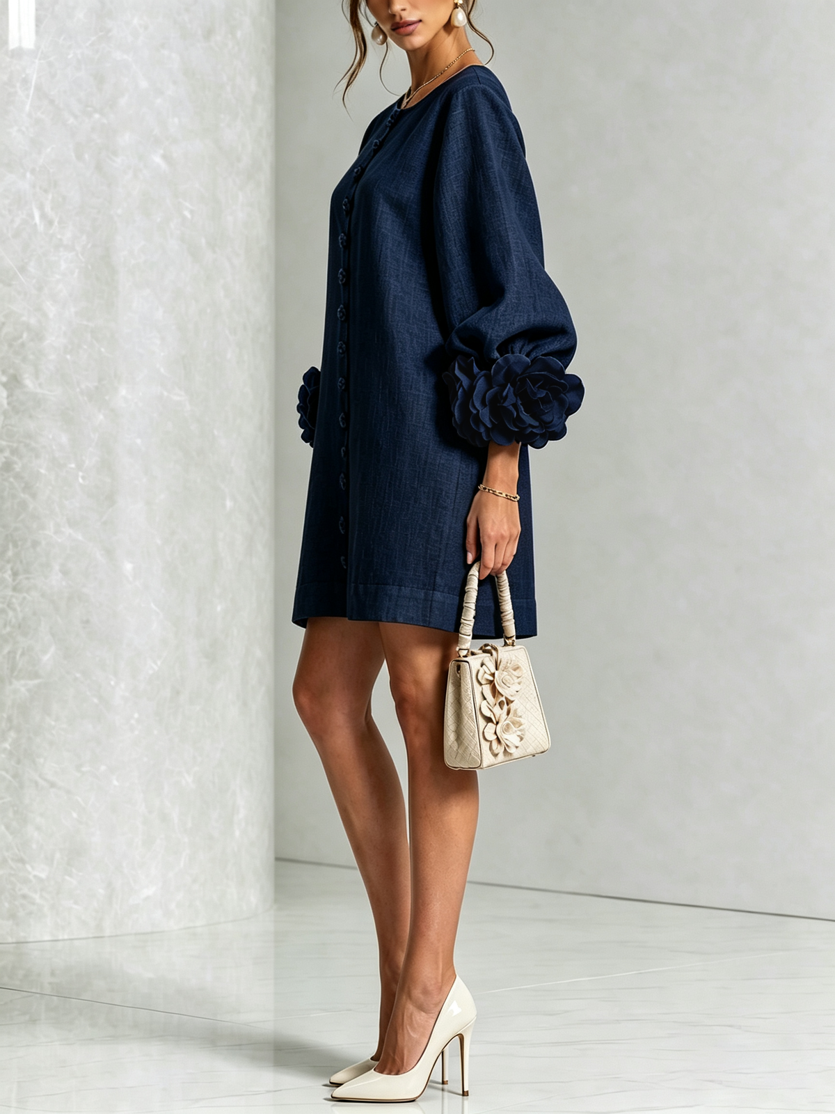 Mallory | Button-Down Mini Dress