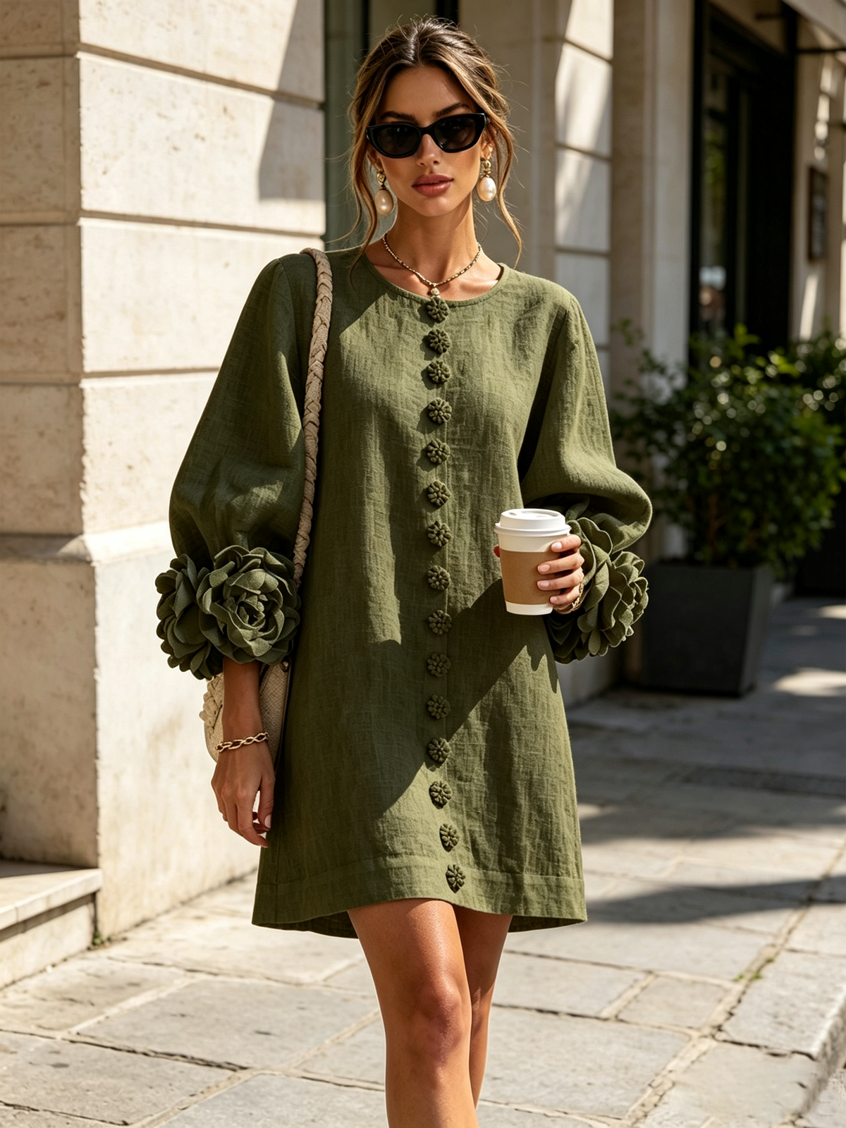 Chelsea™ | Button-Down Mini Dress
