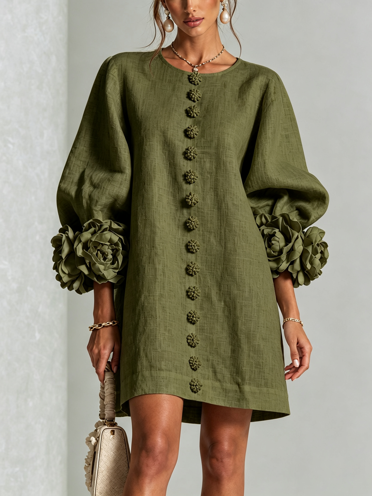 Mallory | Button-Down Mini Dress