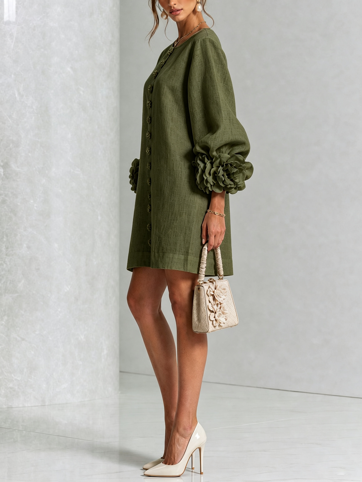 Mallory | Button-Down Mini Dress