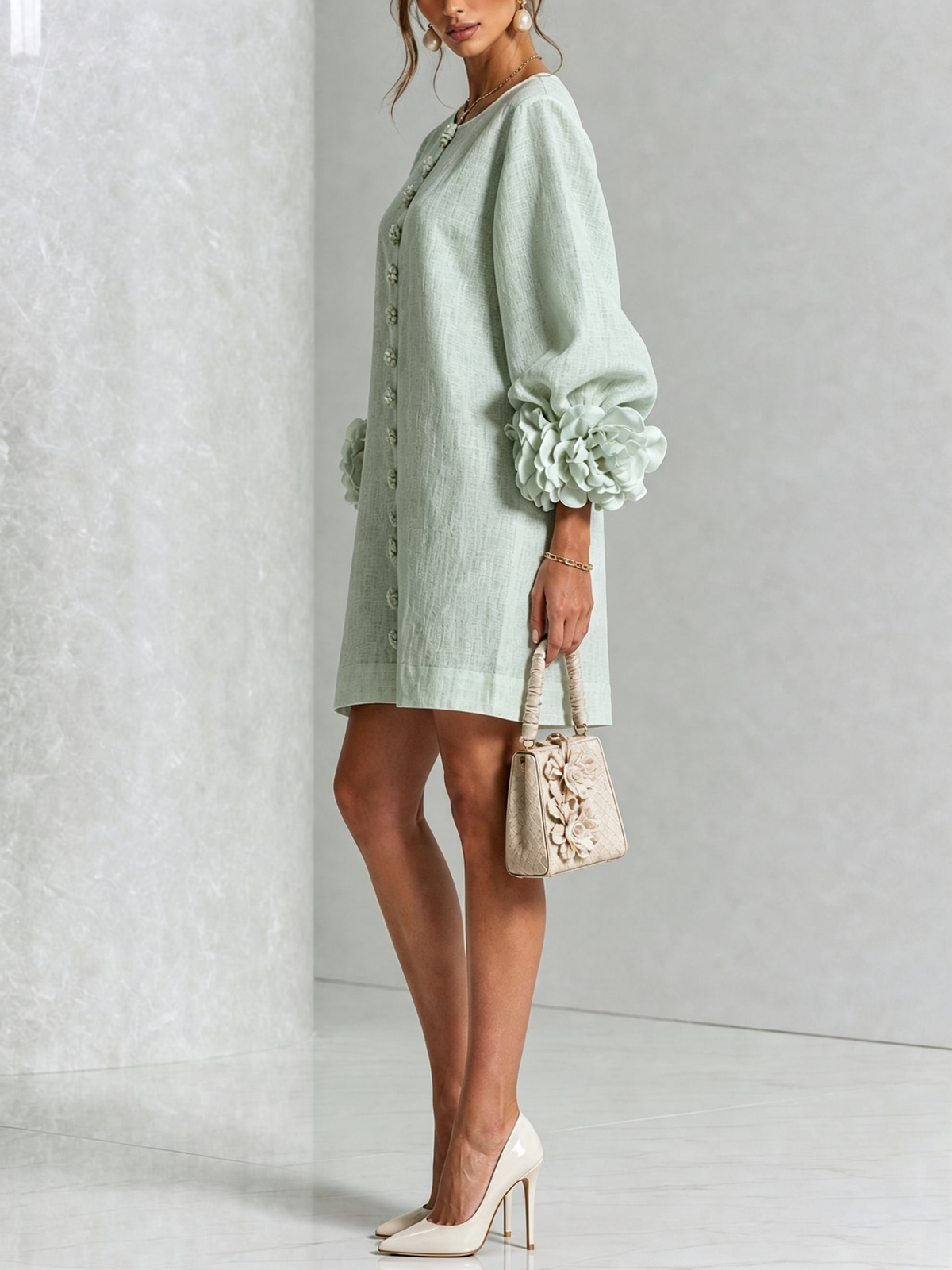 Mallory | Button-Down Mini Dress