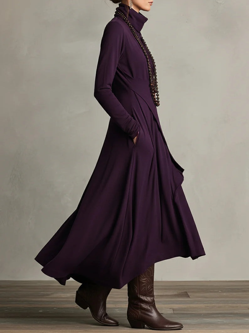 Genevieve | The Turtleneck Maxi Dress