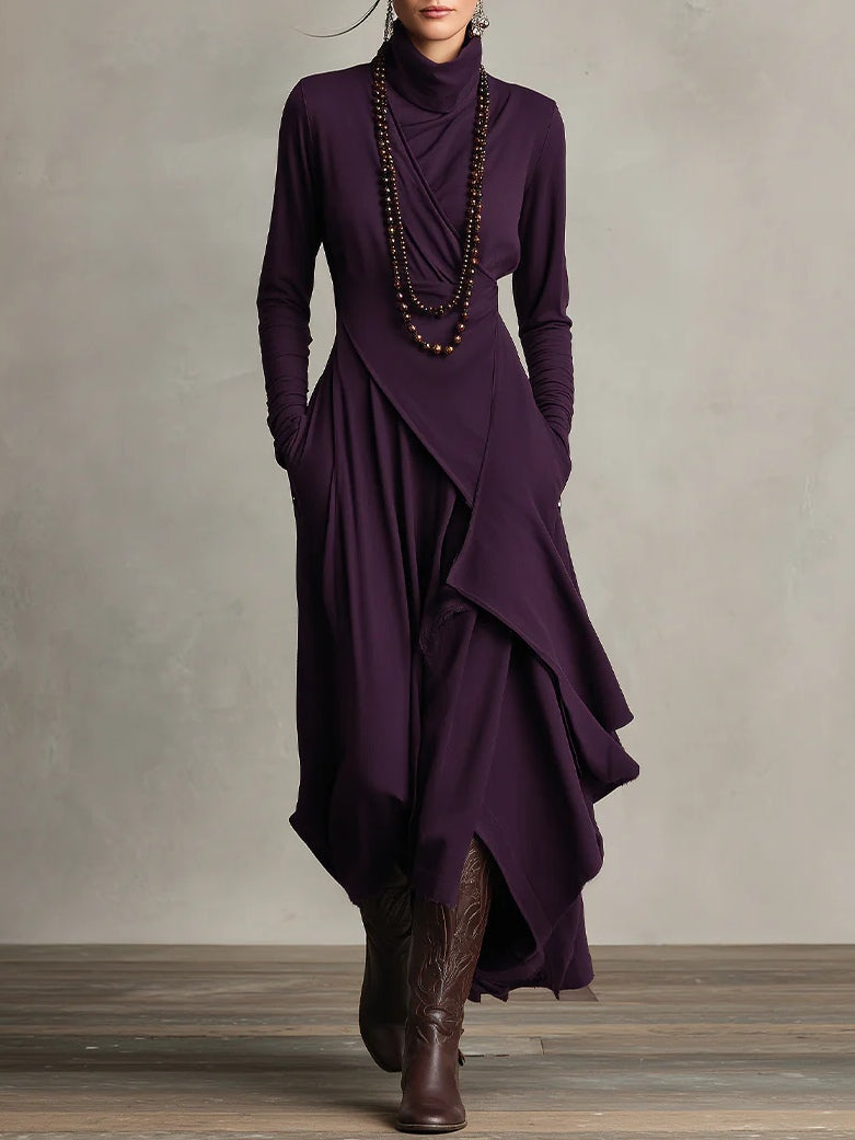 Genevieve | The Turtleneck Maxi Dress
