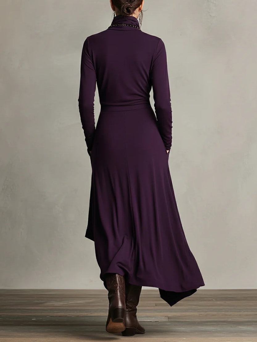 Genevieve | The Turtleneck Maxi Dress