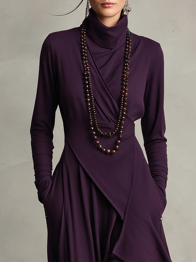 Genevieve | The Turtleneck Maxi Dress