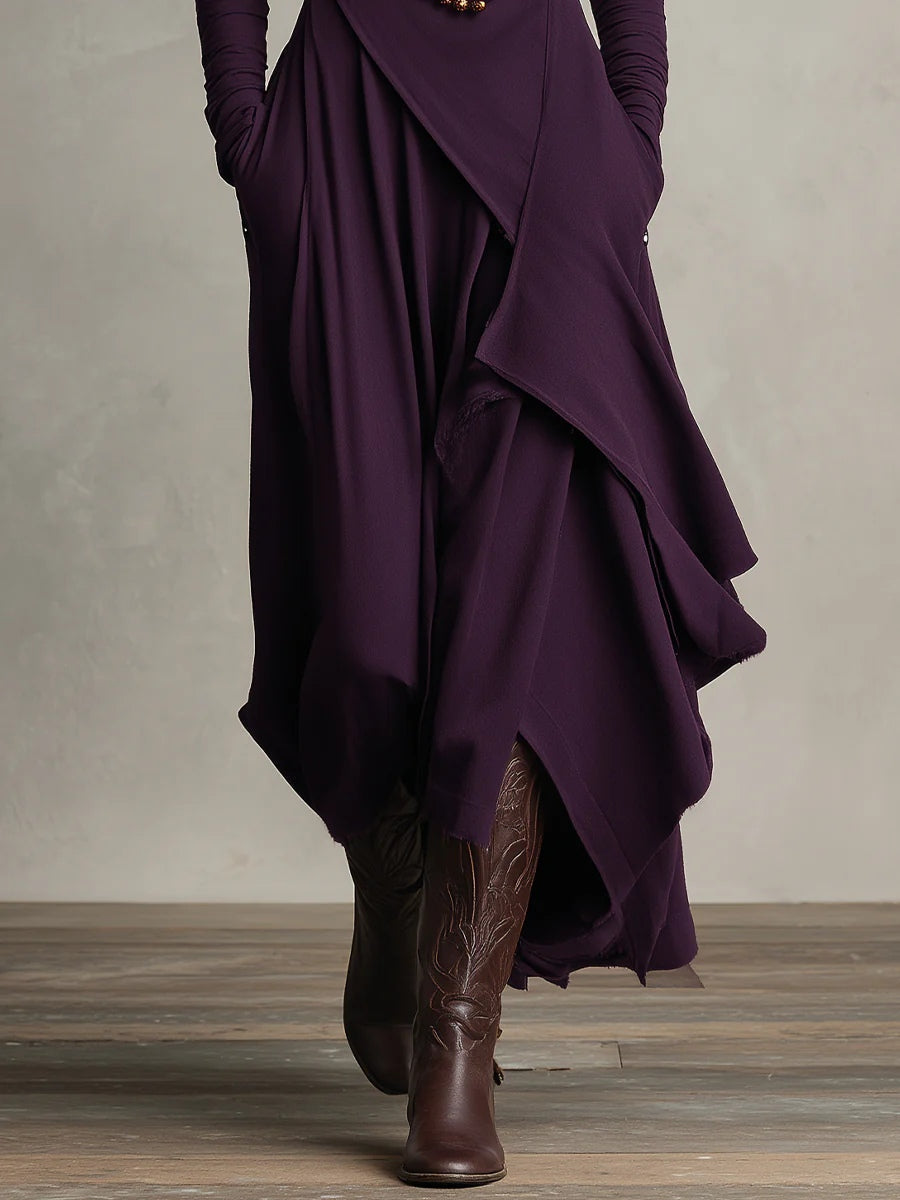 Genevieve | The Turtleneck Maxi Dress