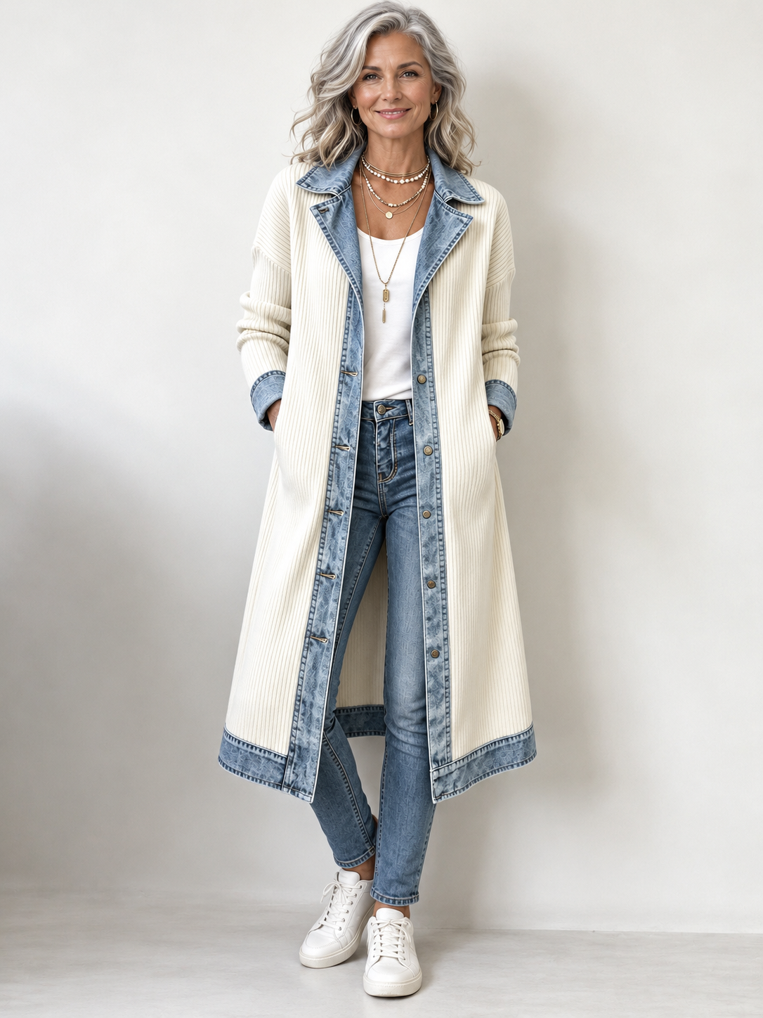 Riley | Casual Long-line Knit Cardigan