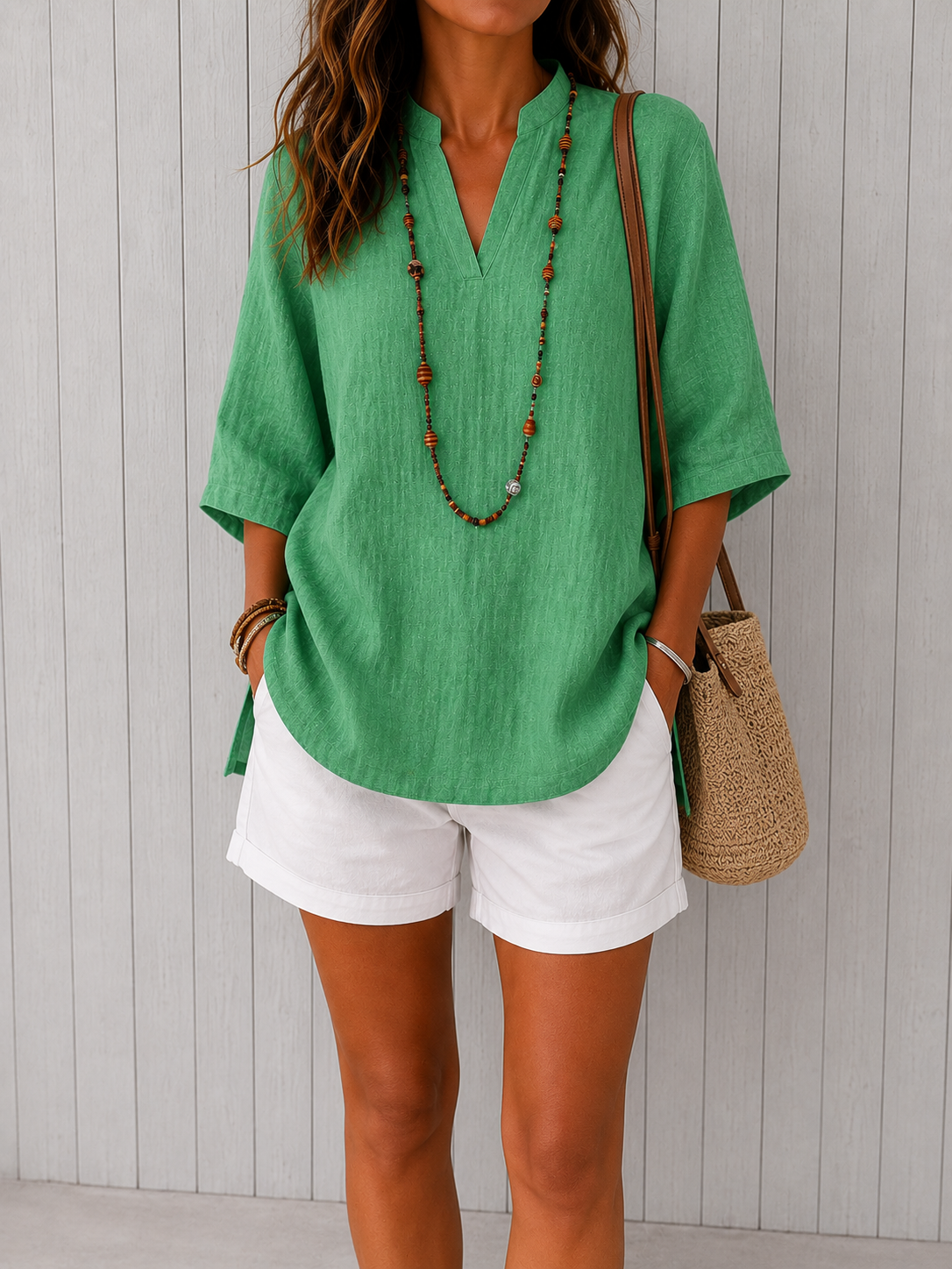 Nicia | Airy and Comfortable Summer Blouse