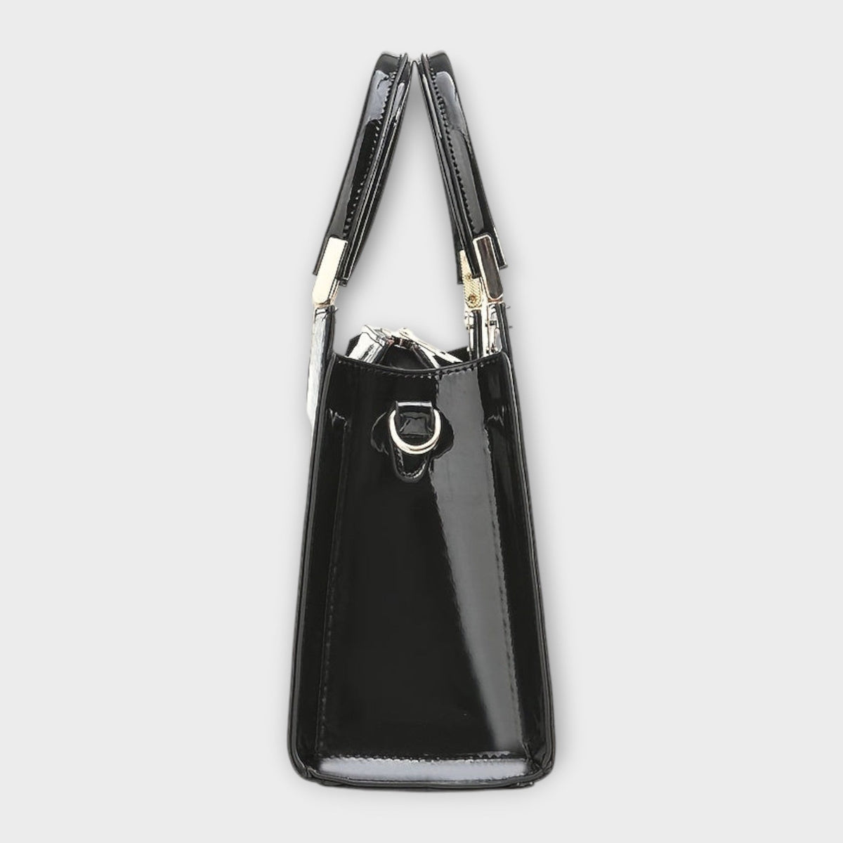 Maison Verdelle - Handbag with Glossy Crocodile Leather Pattern